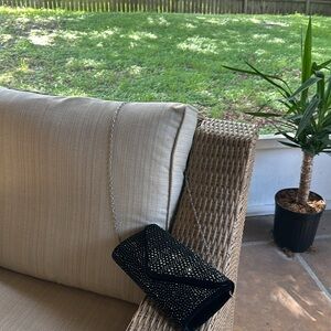 Black Jeweled Evening Bag
